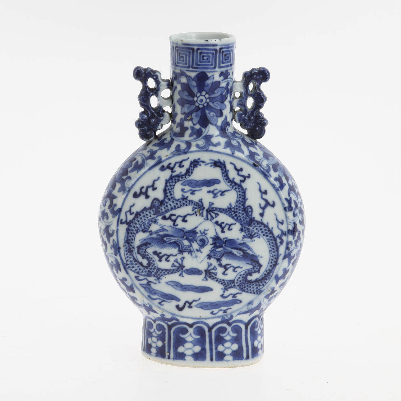 PILGRIMSKRUS, porslin, Kina 1800/1900-tal.