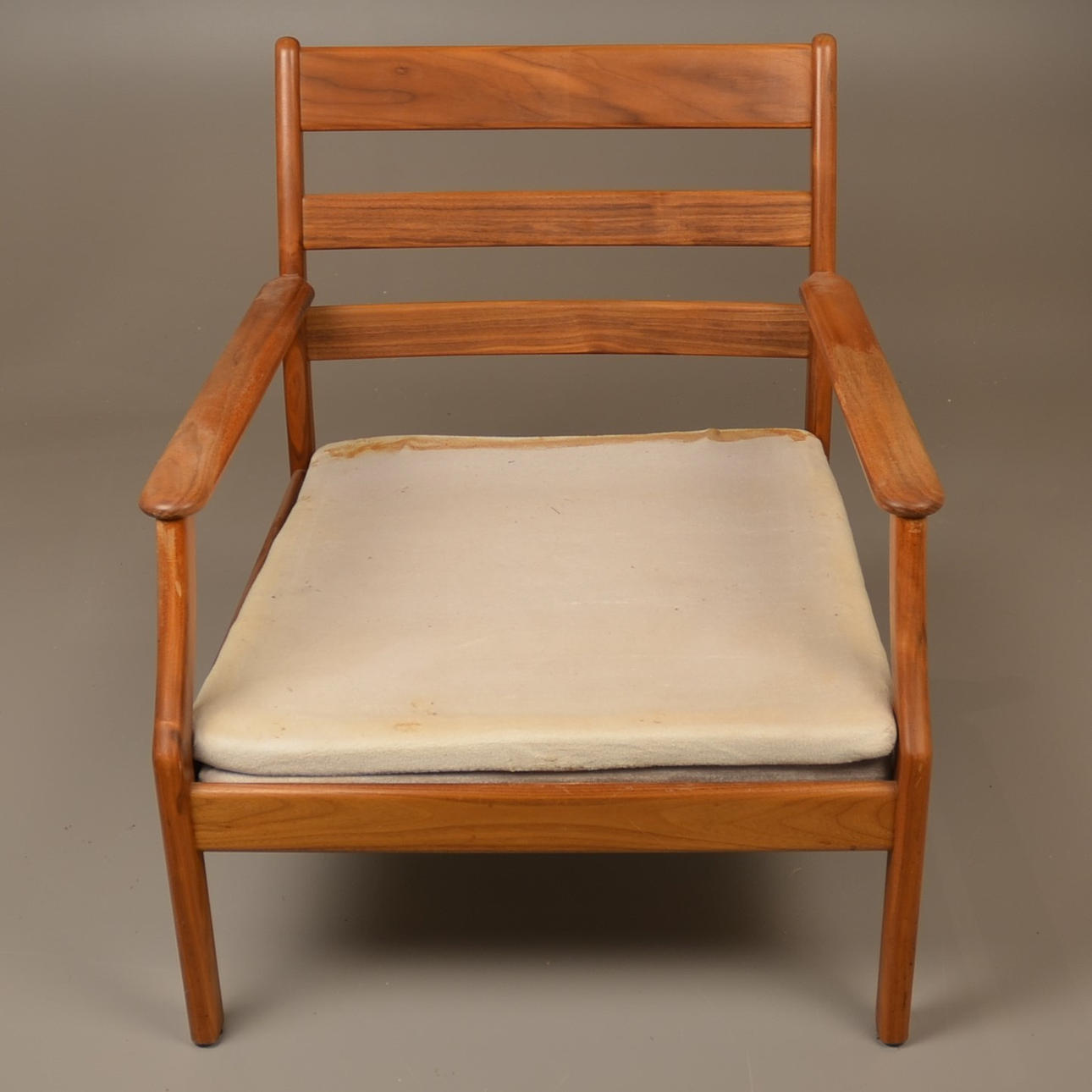 FÅTÖLJ. Teak, 50-60 talet.