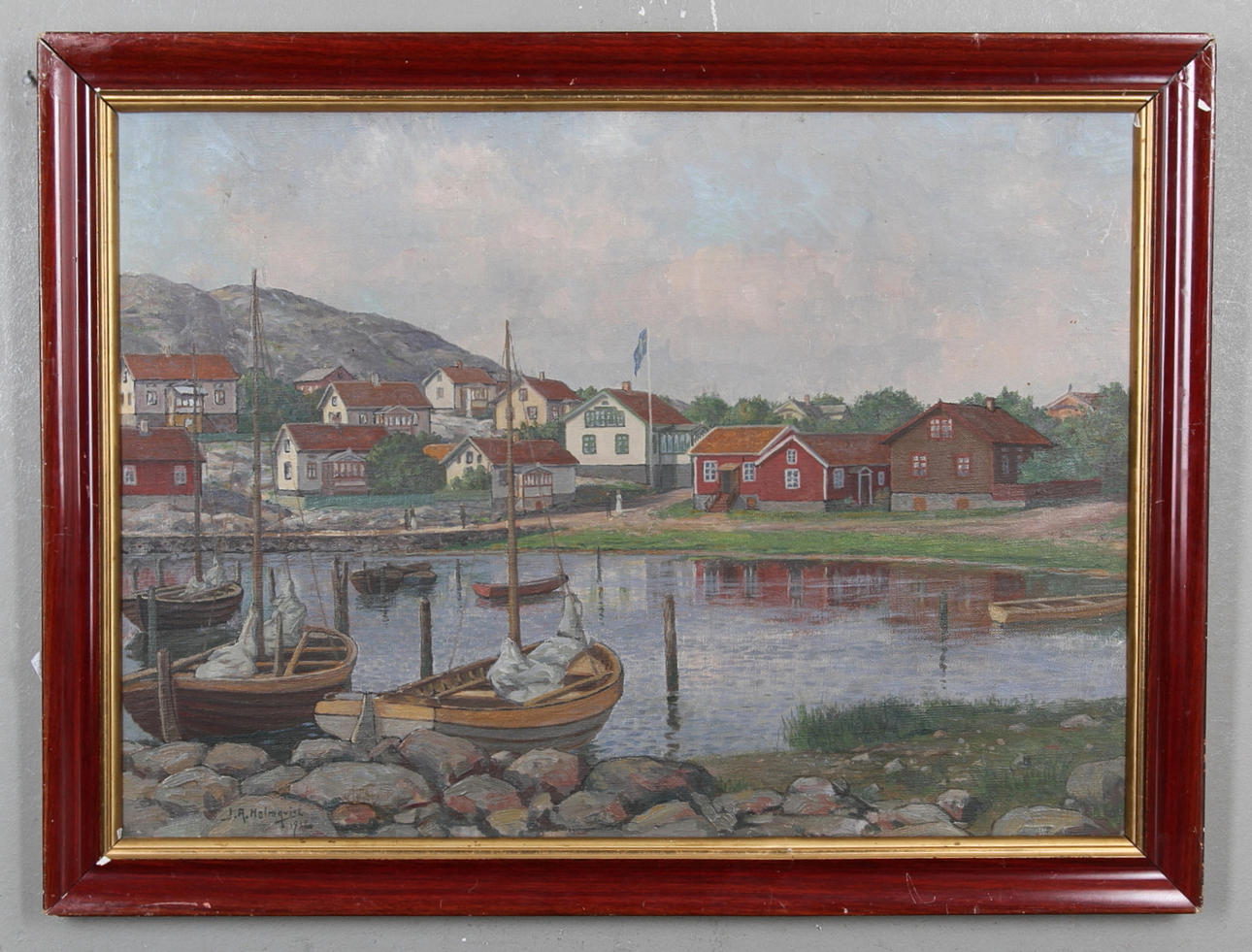 J.A.HOLMQVIST. Archipelago landscape.