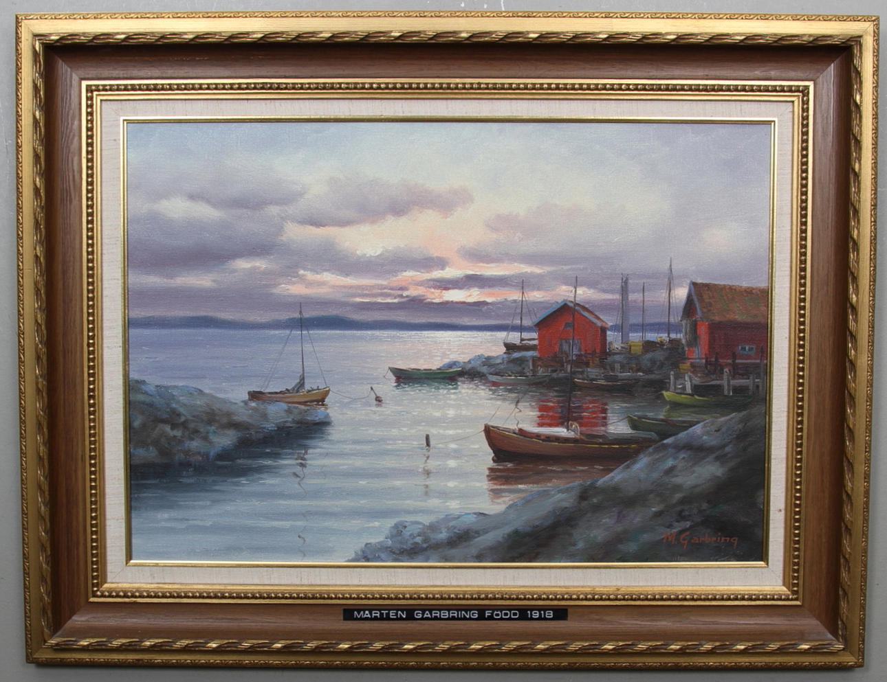 MÅRTEN GARBRING. Skärgårdslandskap.
