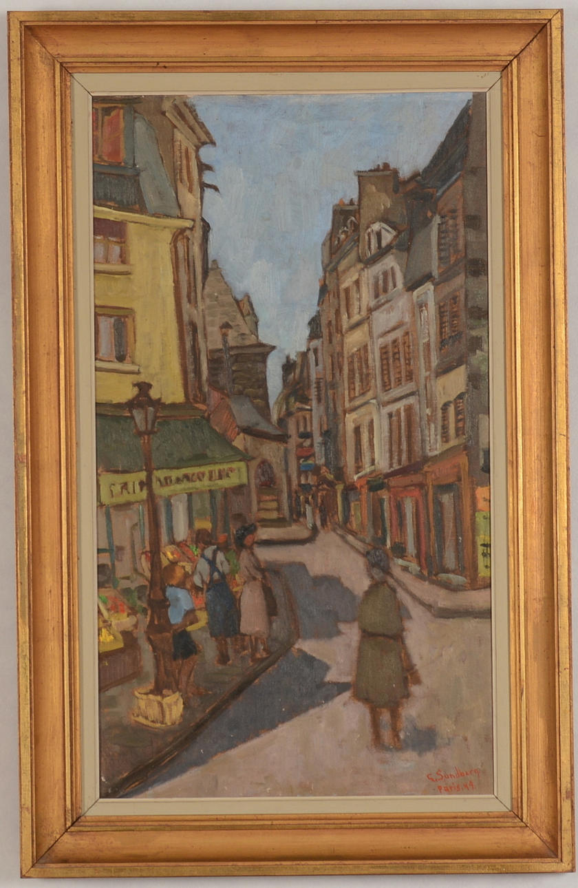 GUNNAR SUNDBERG. Oil on canvas.