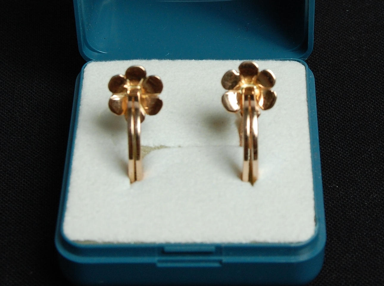 ÖRHÄNGE, 18 karat guld, vikt 6 g.