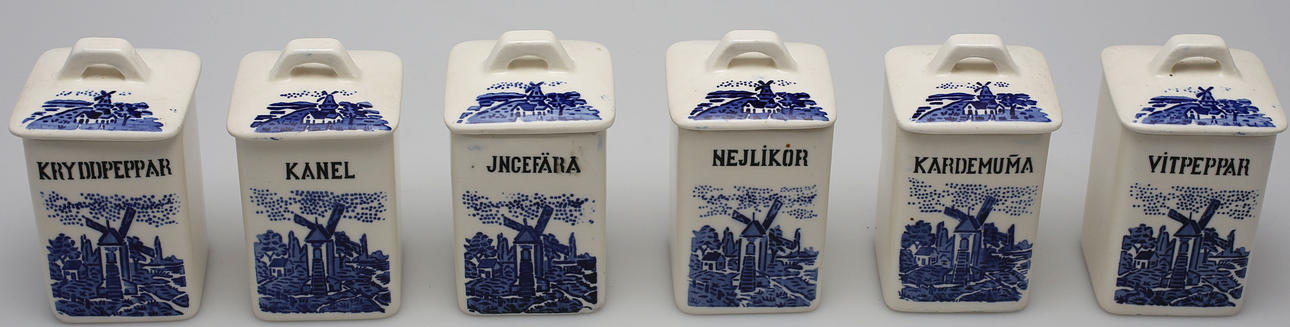 PARTI MATSERVISDELAR OCH PORSLIN, bla Rörstrand och Gustavsberg mfl.