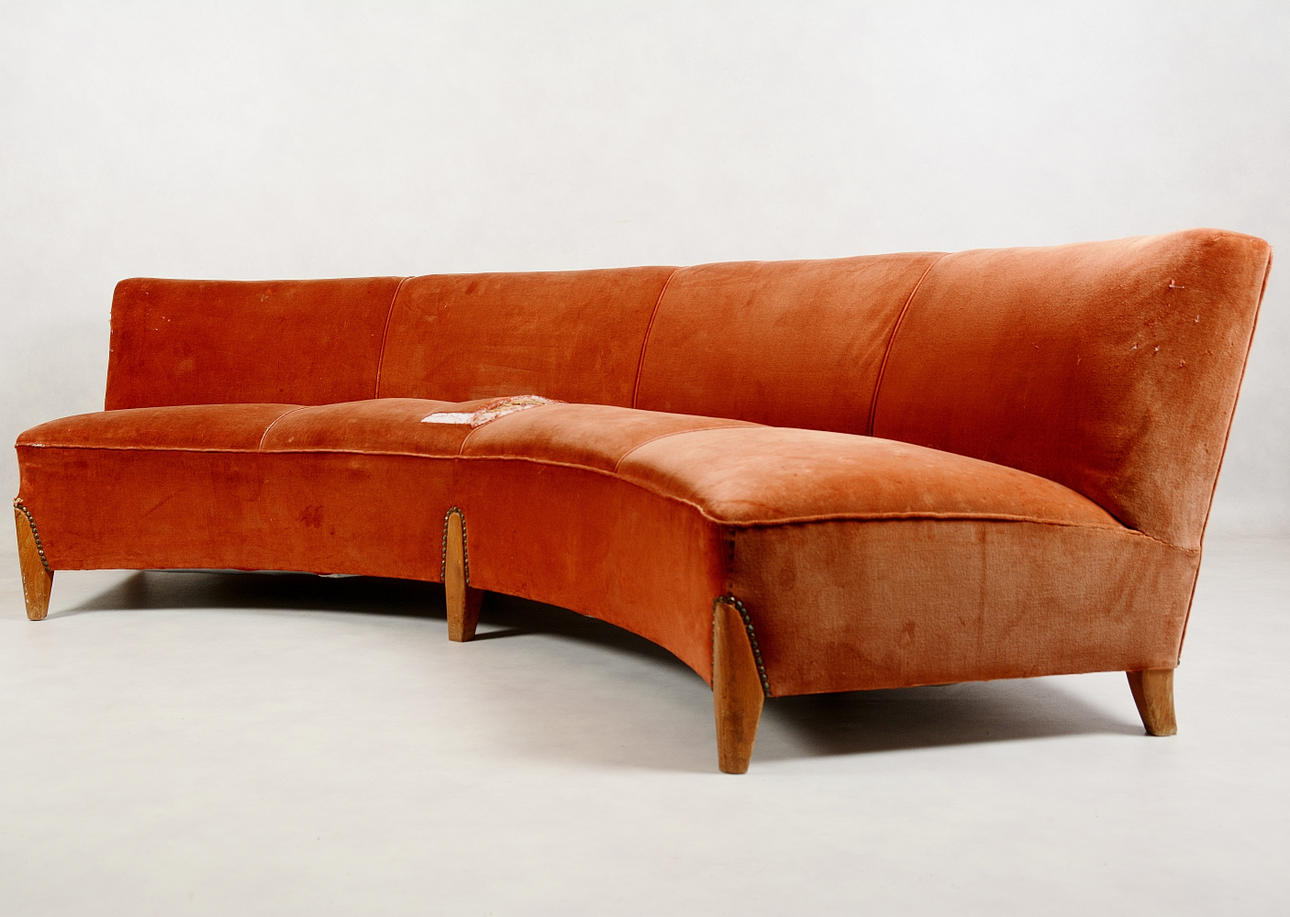 OTTO SCHULZ. Sofa, Boet, Göteborg, 1900-tallet.