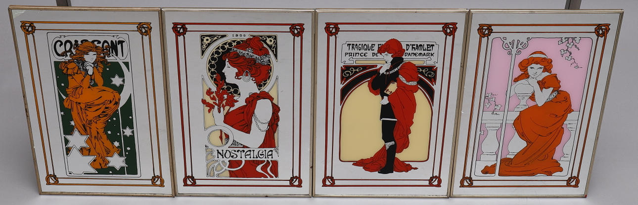 SPEJL/MALING, 4 stk.