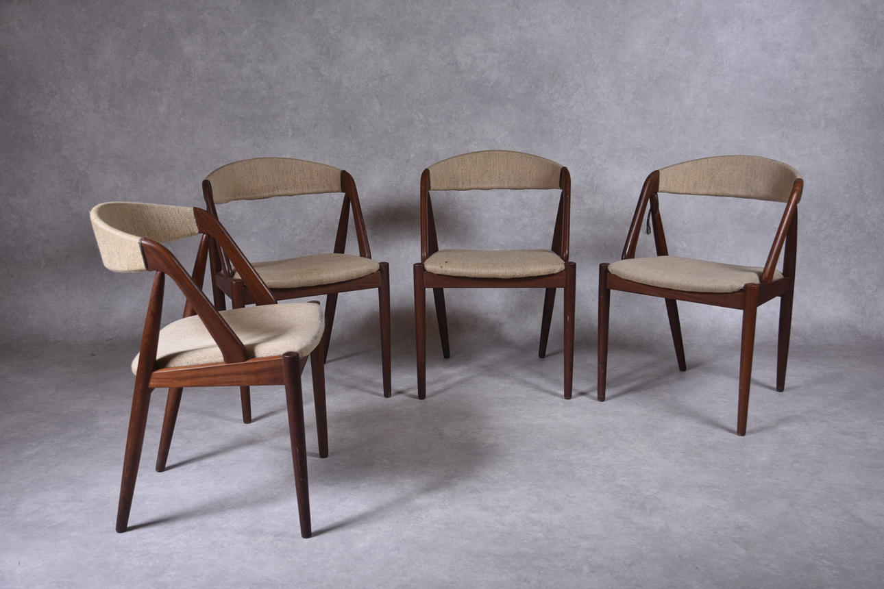 STOLE 4 stk model "T 21" Kai Kristiansen.