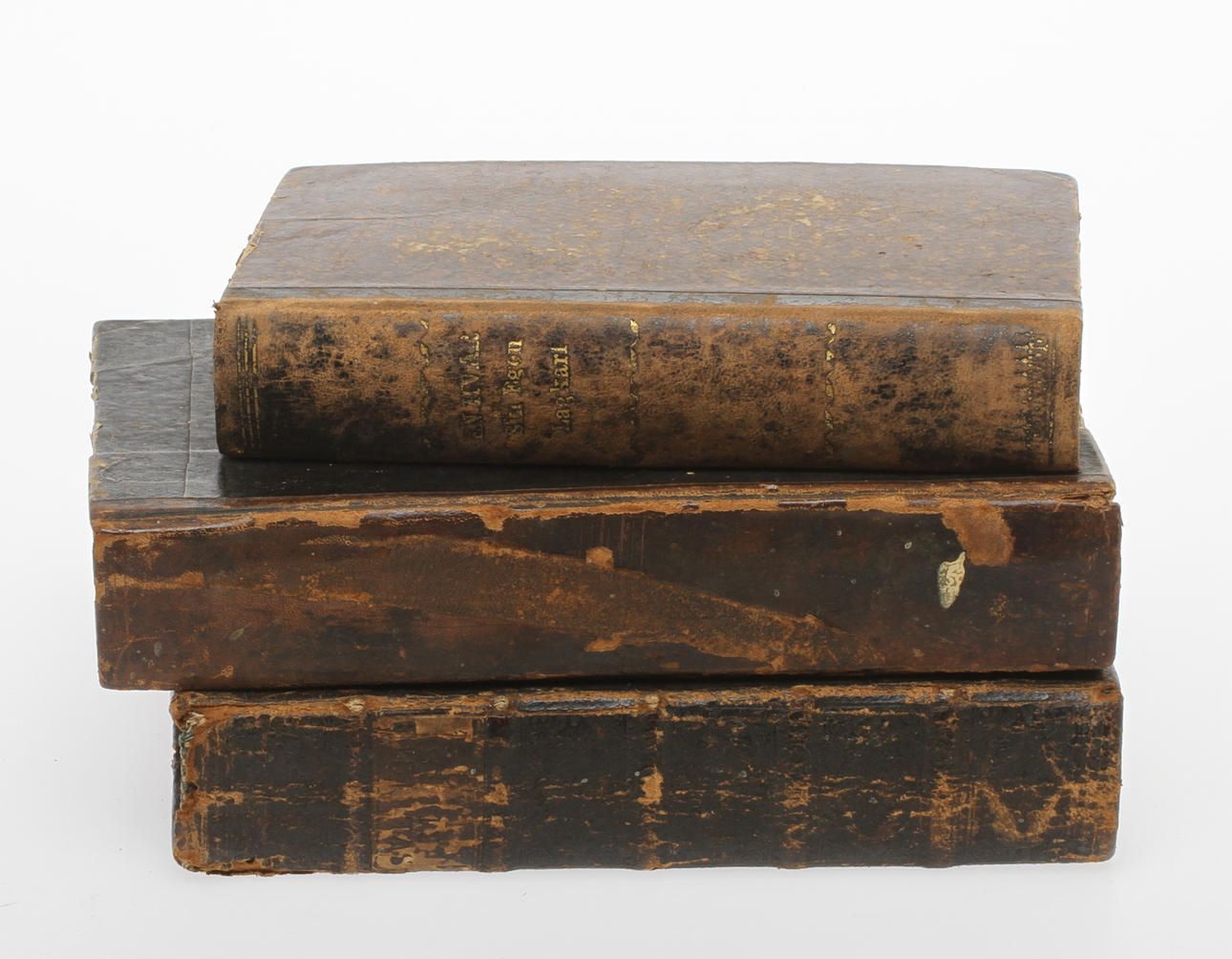 BÖCKER, 3 volymer, Lagböcker och juridik, 17 och 1800-tal.