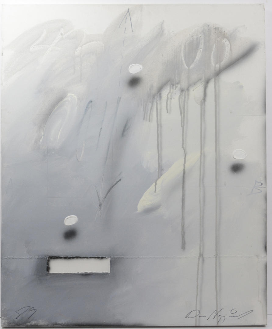 DAN NYGÅRDS. Olja på duk. Abstrakt.