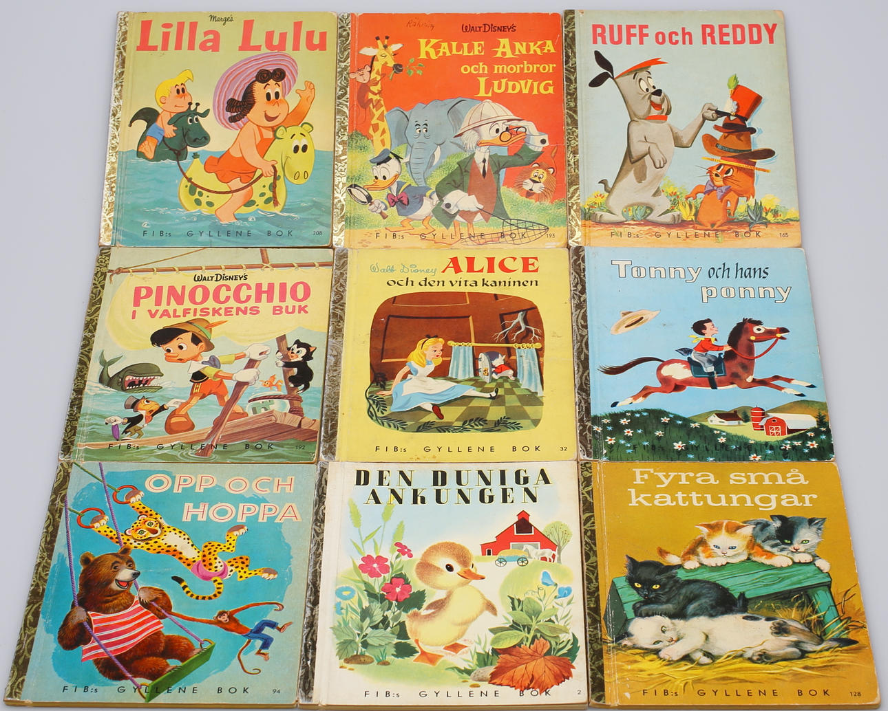 PARTI BARNBÖCKER (9). Från Folket i Bilds förlag, Stockholm.