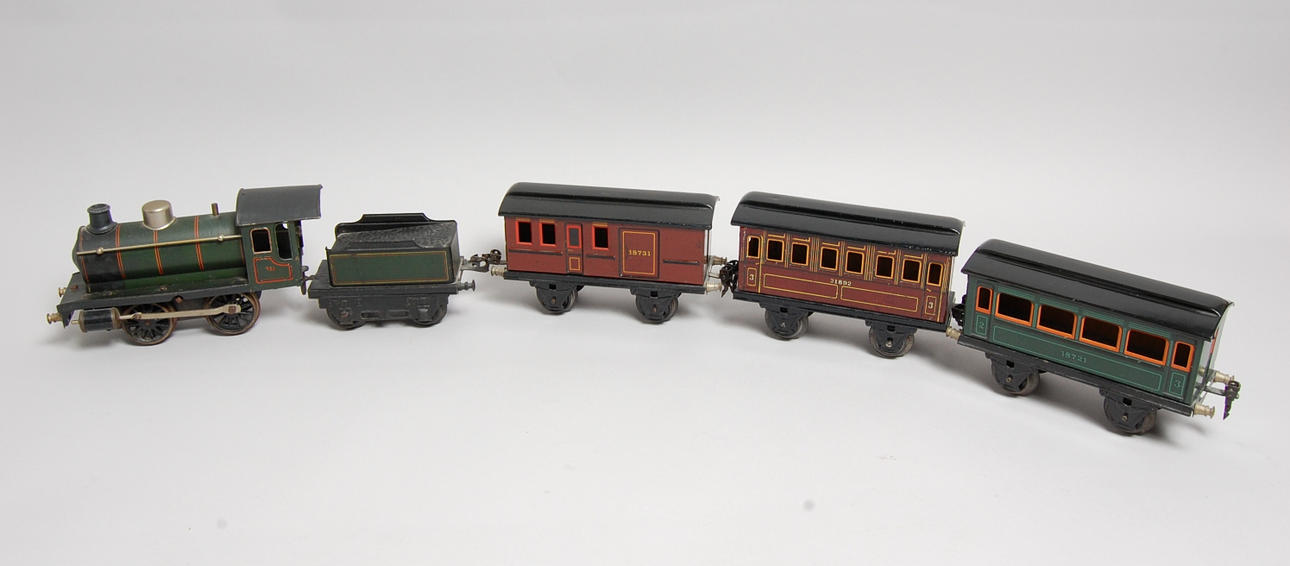 MODELLTÅG, 5 delar, Märklin, skala:1, 1926.