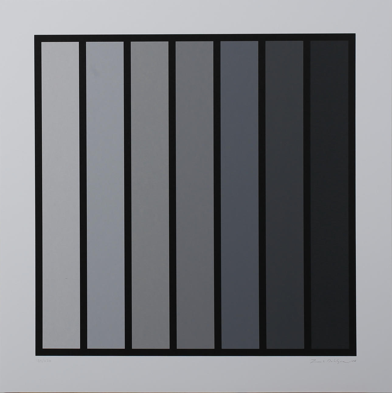 JACOB DAHLGREN. Untitled. Färgserigrafi. Signerad och daterad -08.