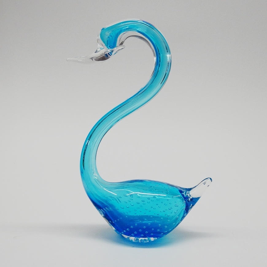 CISNE DE CRISTAL DE MURANO.