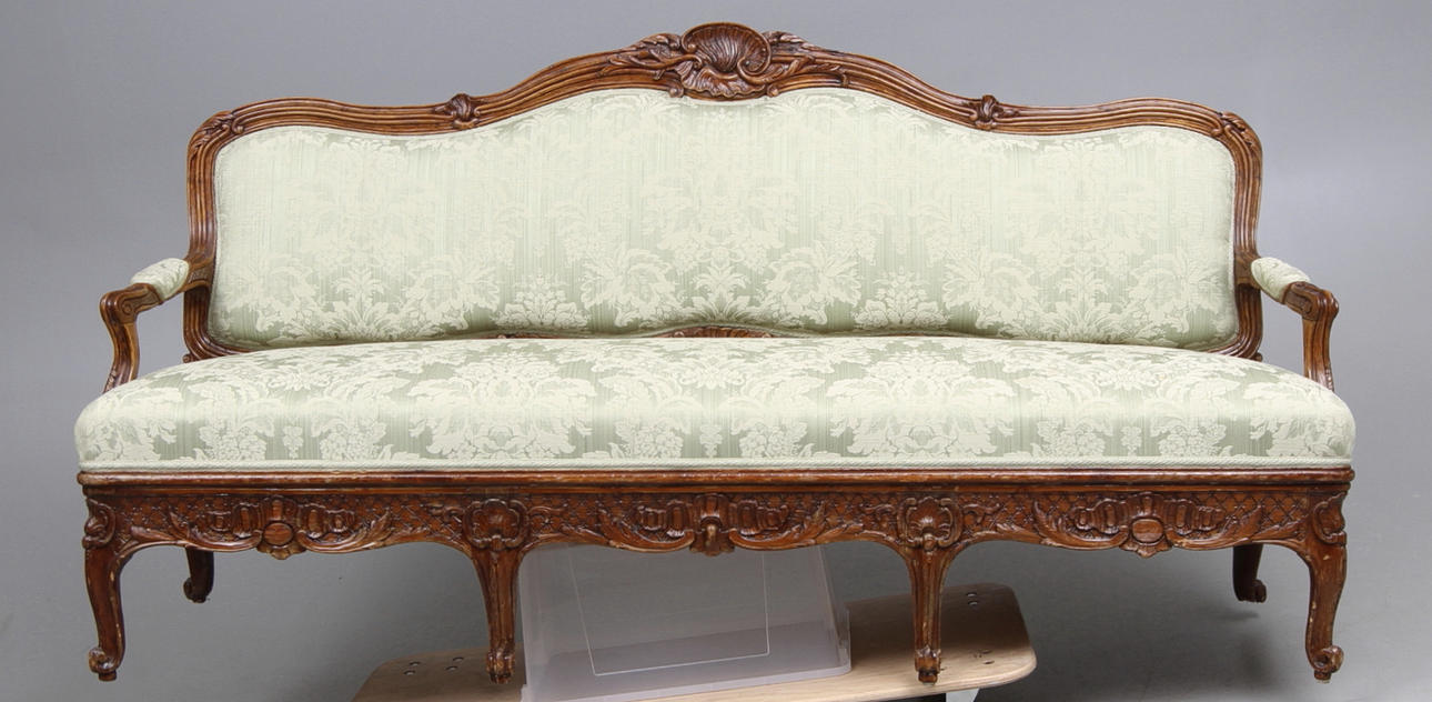 SOFFA, Rokoko, 1700-1800 tal.