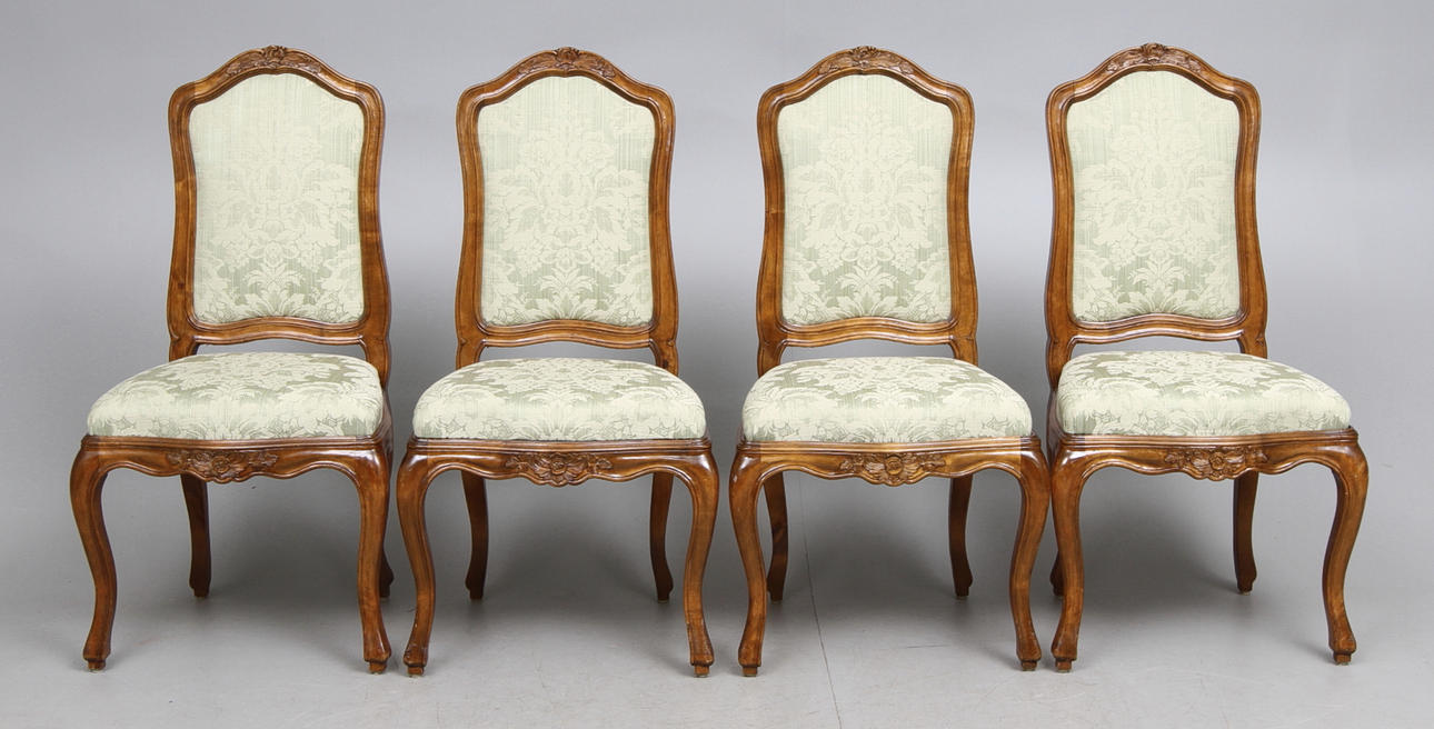 STOLAR, 4 st, Louis XVI stil, 1900 talets första hälft.