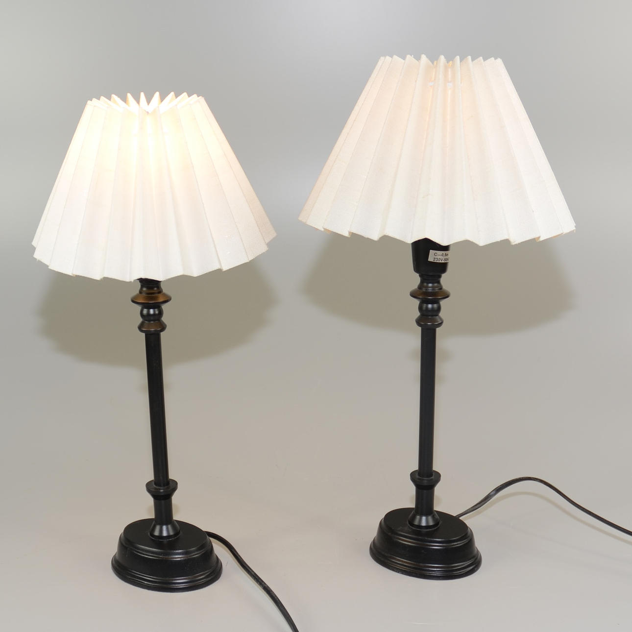 BORDSLAMPOR. Hellberg.