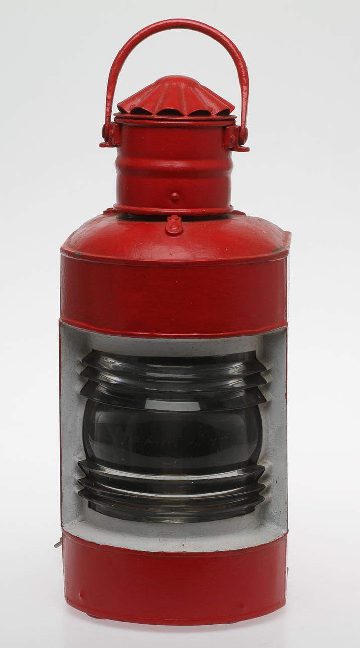 LANTERNA, rödmålad.