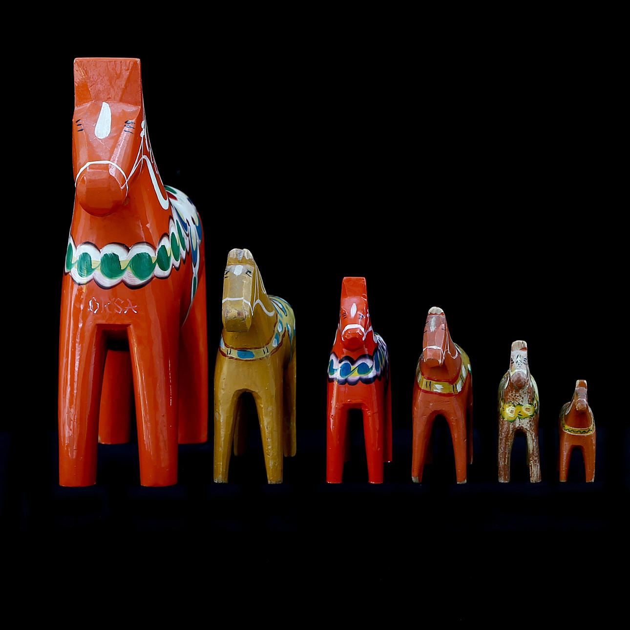 DALAHÄSTAR, 6 st.