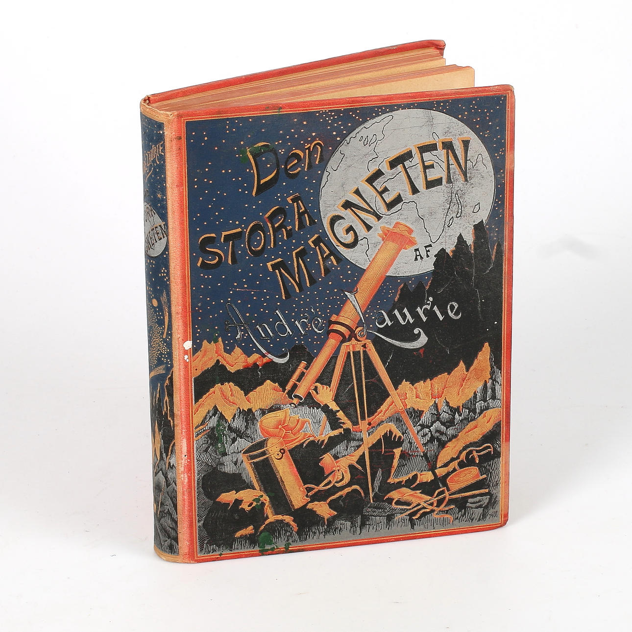 BOOK, The Great Magnet, Andre Laurie, 1889.