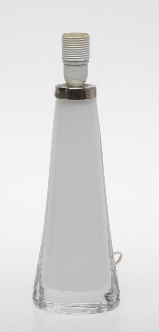 BORDSLAMPFOT, glas, Carl Fagerlund, Orrefors.