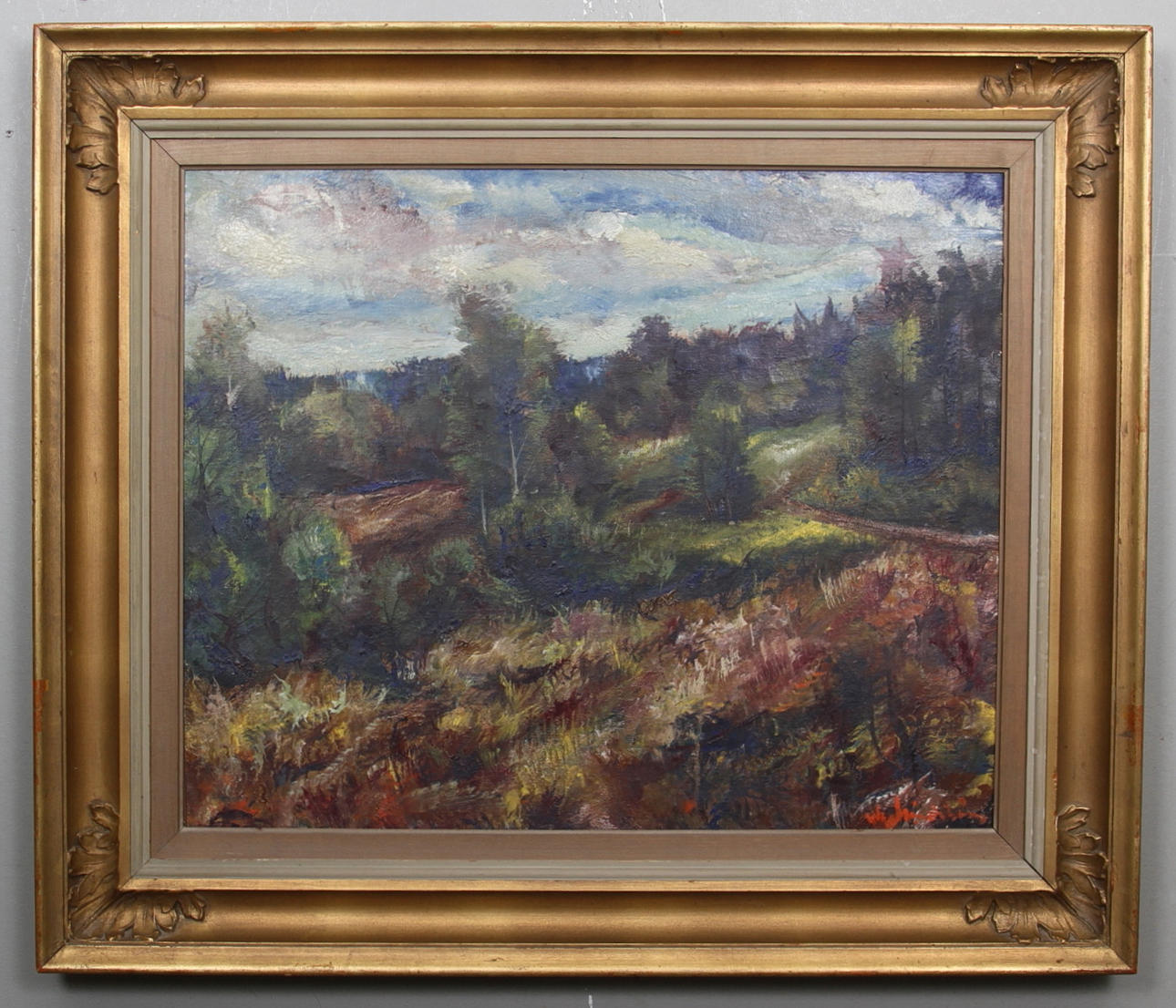 MARTIN LINDSTRÖM. olja på duk. Sign.