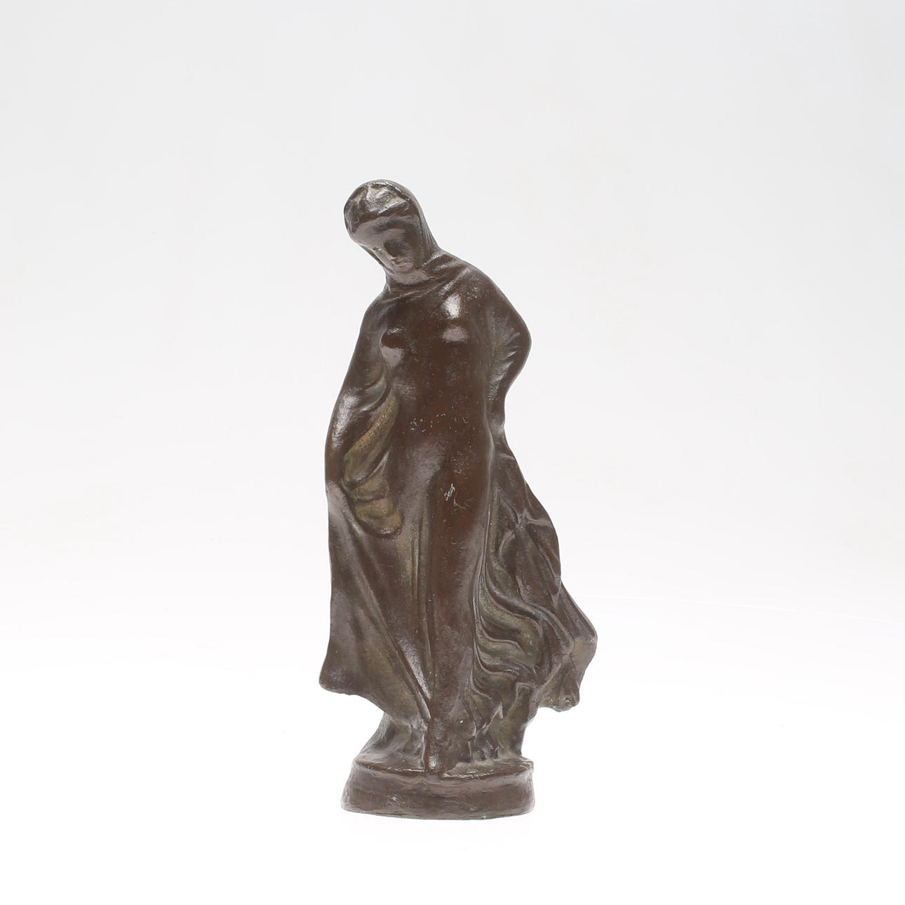 OIDENTIFIERAD KONSTNÄR. Sculpture, bronze, monogram signed AR, bears foundry stamp Rosengrens Konstgjuteri Limhamn.