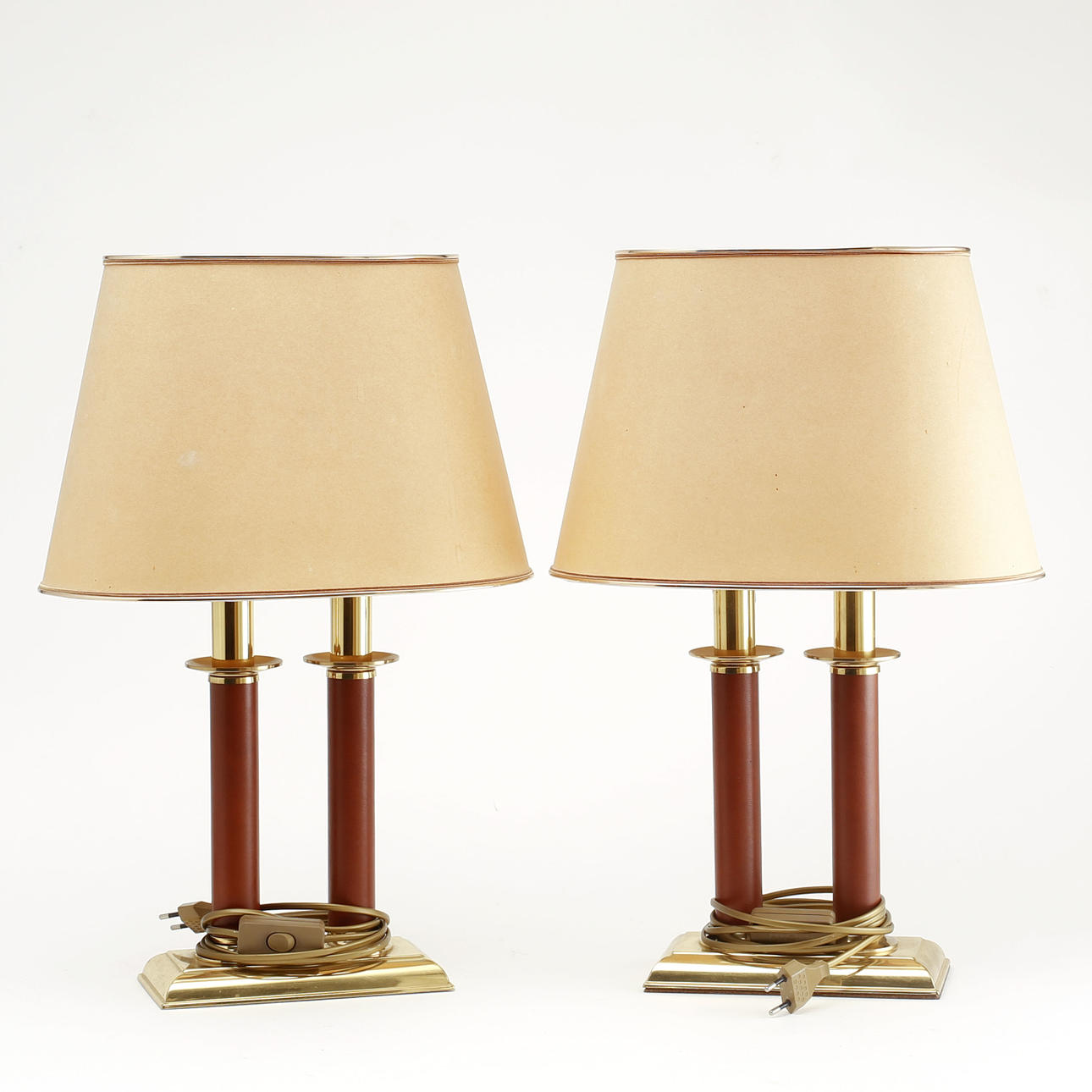 BORDSLAMPOR, ett par, Le Dauphin.