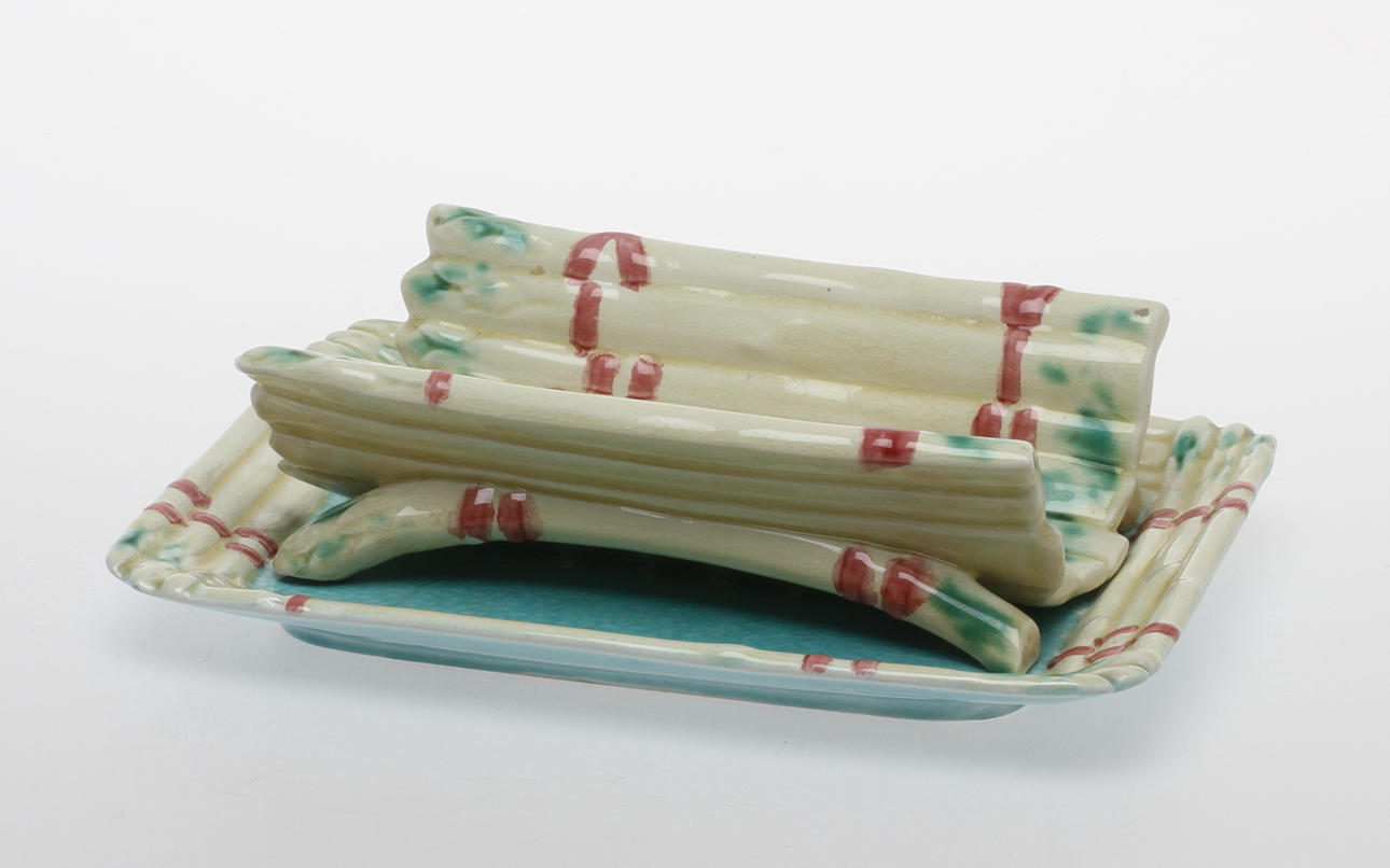 SPARRISFAT, majolika, Rörstrand, 1800-talets slut.