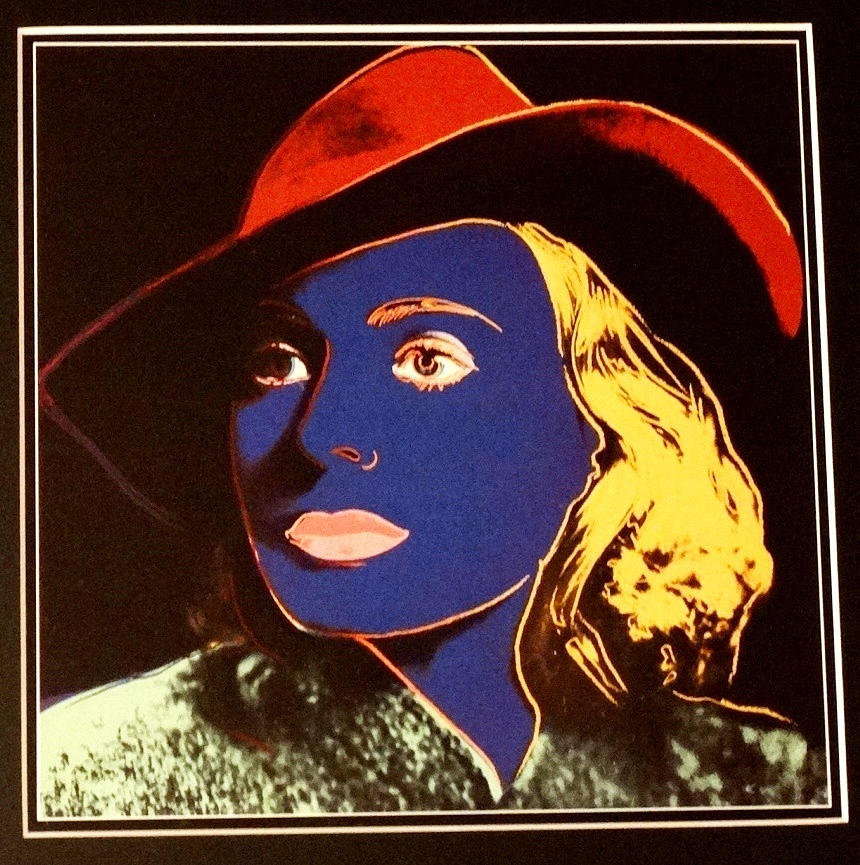 ANDY WARHOL: INGRID BERGMAN, COLOR OFFSET, MALMÖ, 1983.