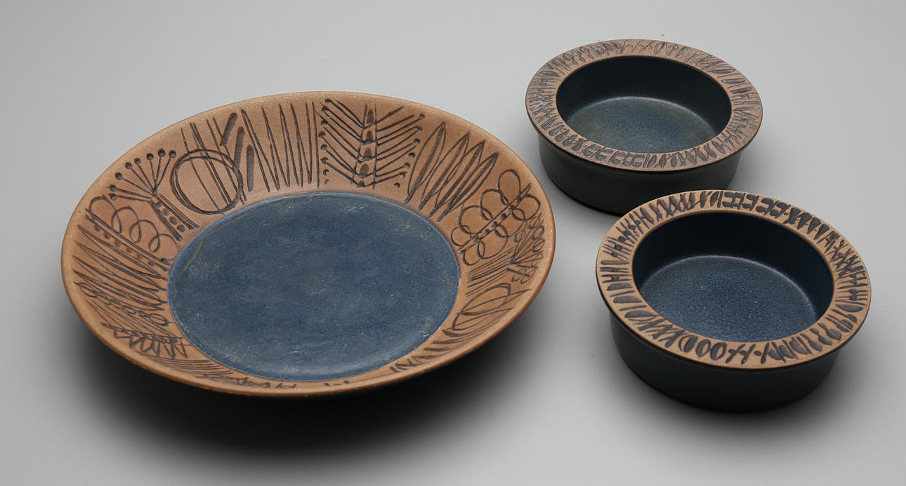 LISA LARSSON. FAT, 3 st, Gustavsberg.