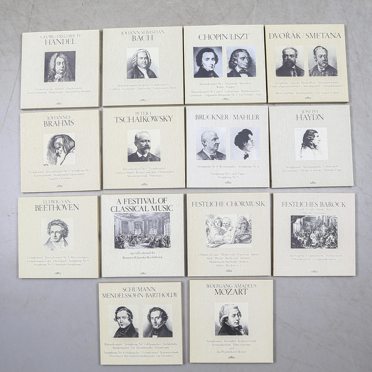 Schallplatten, klassische Musik, 1900.