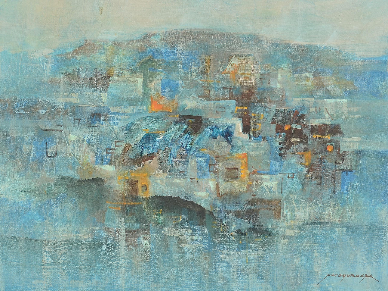 PACO GOROSPE. Olja på duk.