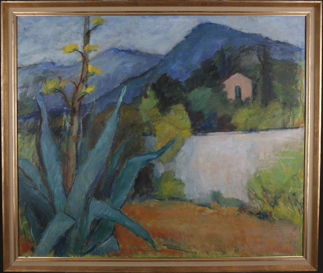 ELSA SELANDER. TILLSKRIVEN. Stor olja på duk.