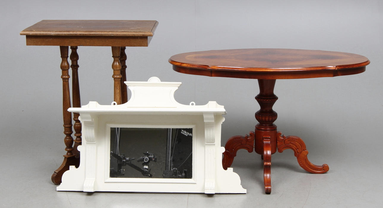 MÖBELPART, 3 delar, 1900-tal.