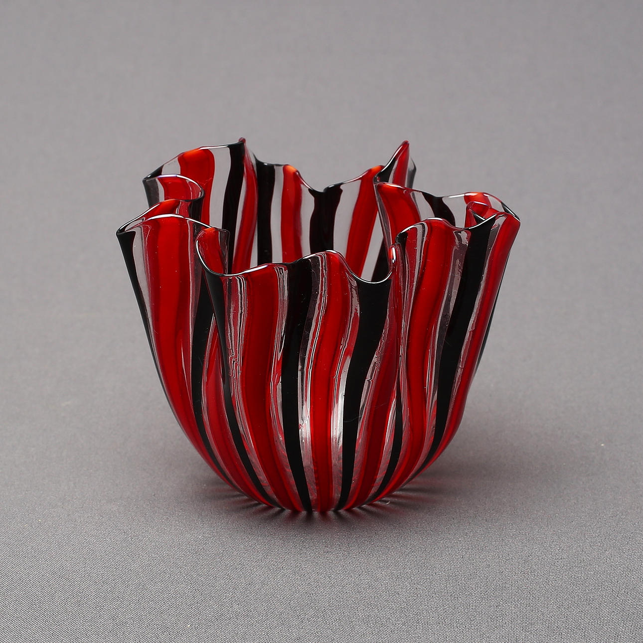 SERVILLETERO, vidrio, Venini, Murano.