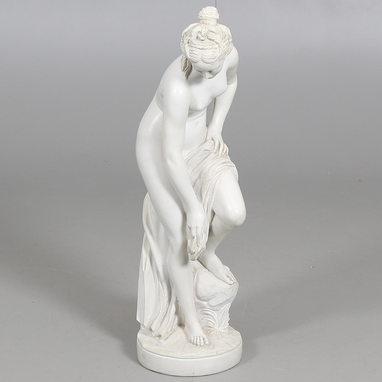 SCULPTURE, stone, "Bathing Venus", 18/1900s.
