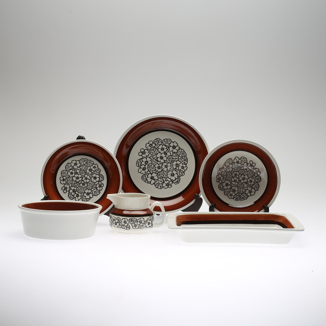 MATSERVIS, 45 delar, "Agneta", Gefle.