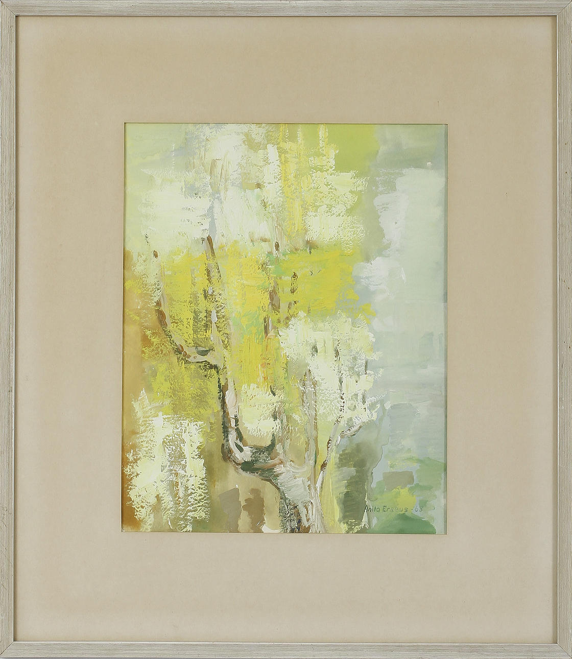 ANITA ERSÉUS, blandteknik, sign o dat -68.