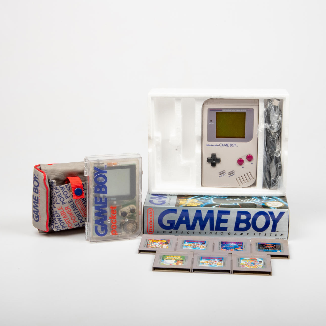 GAME BOY, 2 pieces, Nintendo, and 7 games.