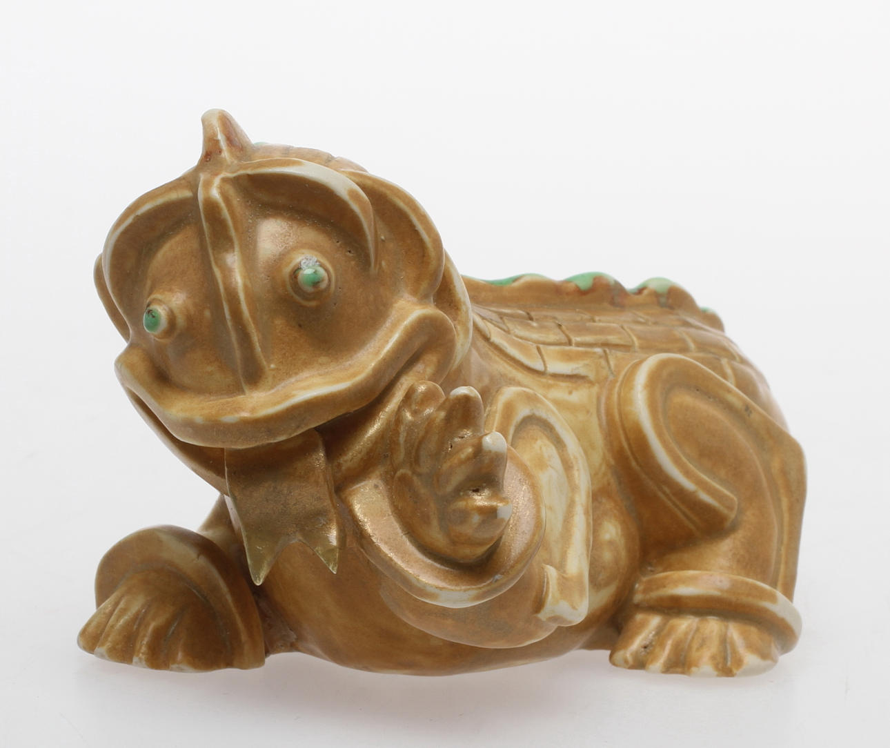 FIGURIN, stengods, "Drakvalp", Wilhelm Kåge, omärkt.