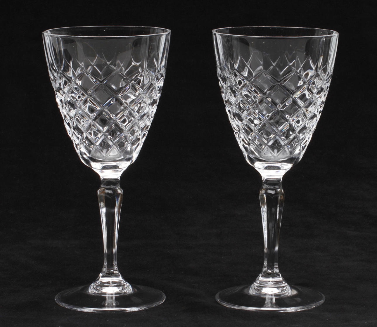 VINGLAS, 12 st, glas, 1900/2000-tal.