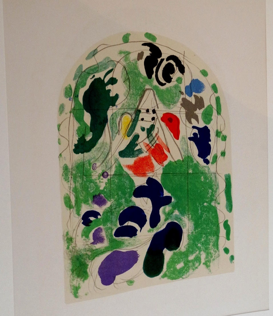 MARC CHAGALL: JERUSALEM VINDU, FARVELITOGRAF. PARIS, 1962.