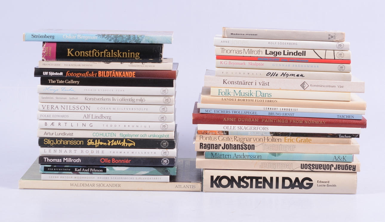 STORT PARTI KONSTBÖCKER.