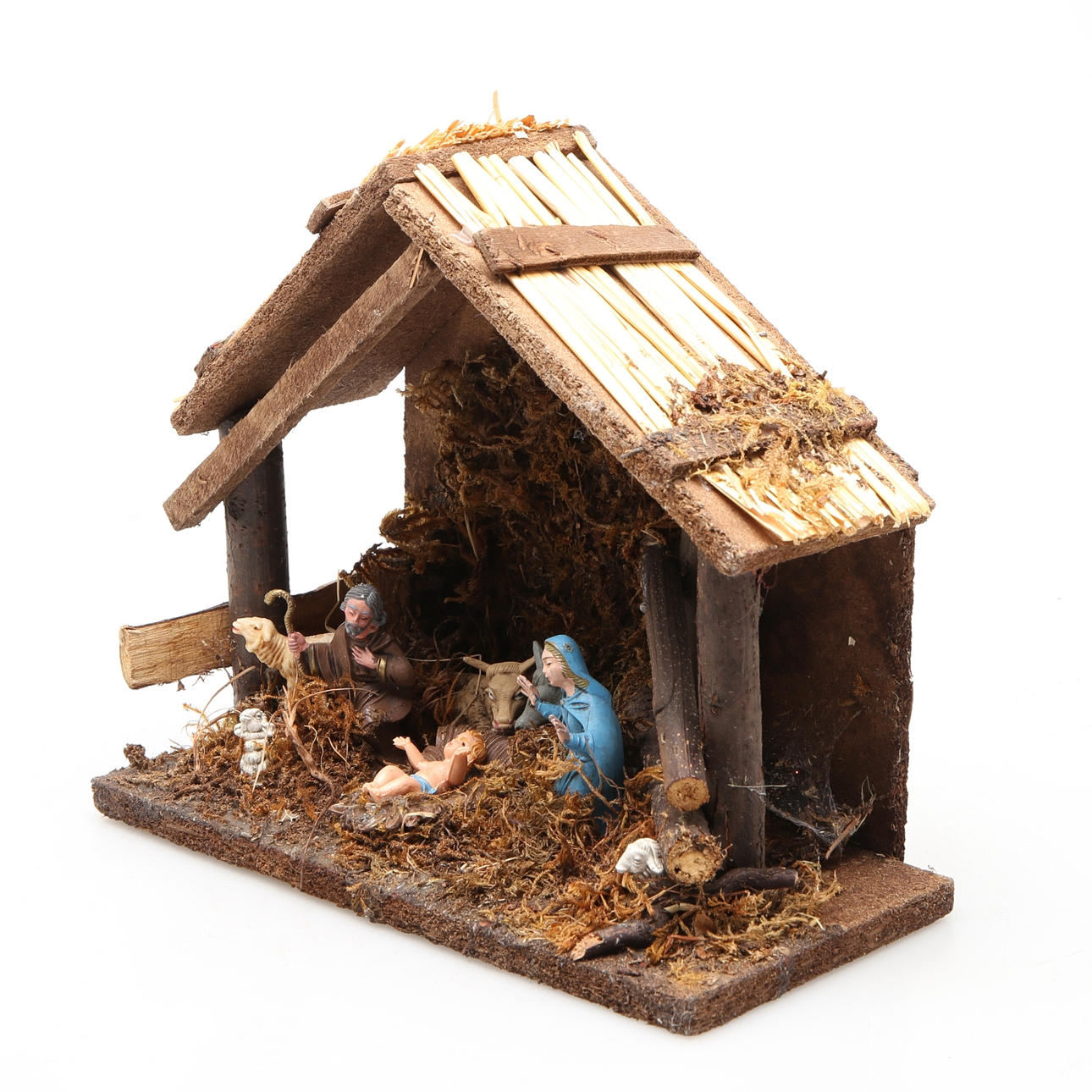 JULKRUBBA med figurer, 1960/70-tal.