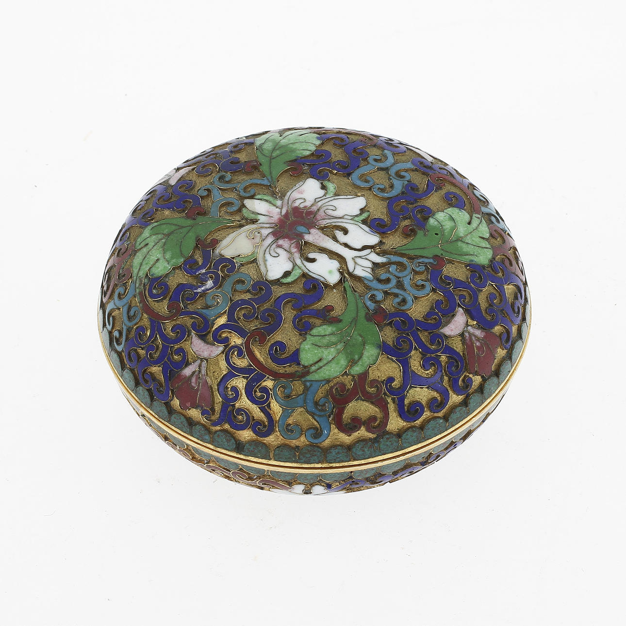 DOSA, cloisonné, Kina, troligen Guanxu(1874-1908).