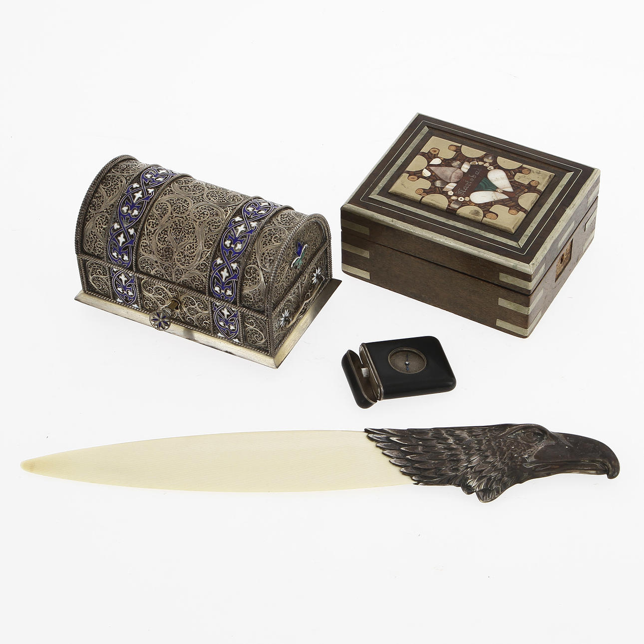 PARTI DIVERSE, 4 delar, bl a silver.