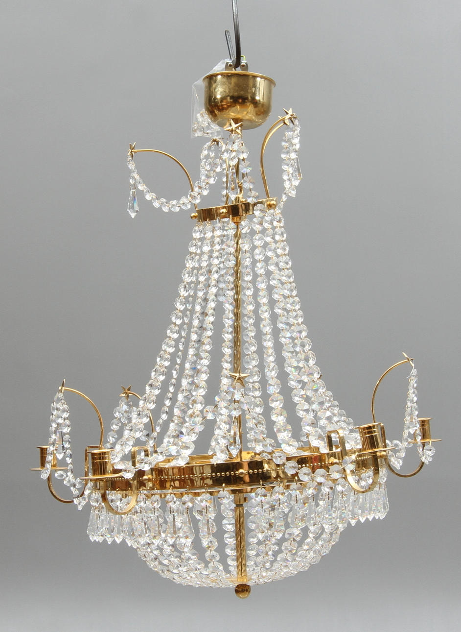 LJUSKRONA, för 5 st ljus, IKEA, 1900-talets slut.