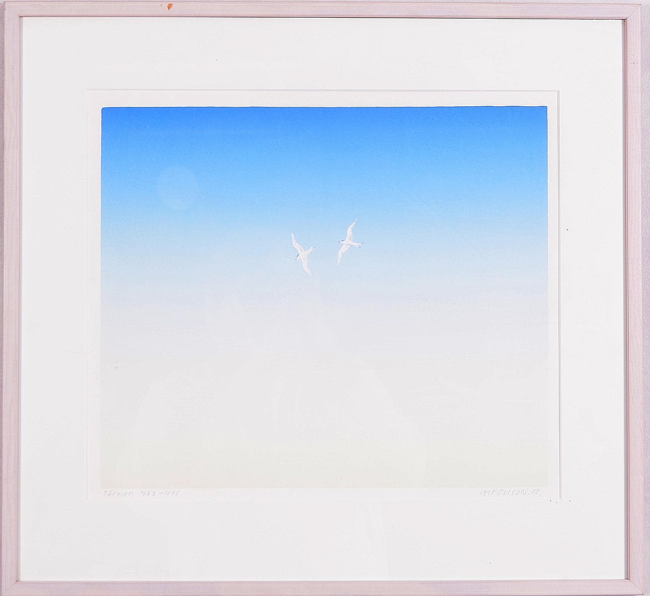 ALF OLSSON. Color lithograph.