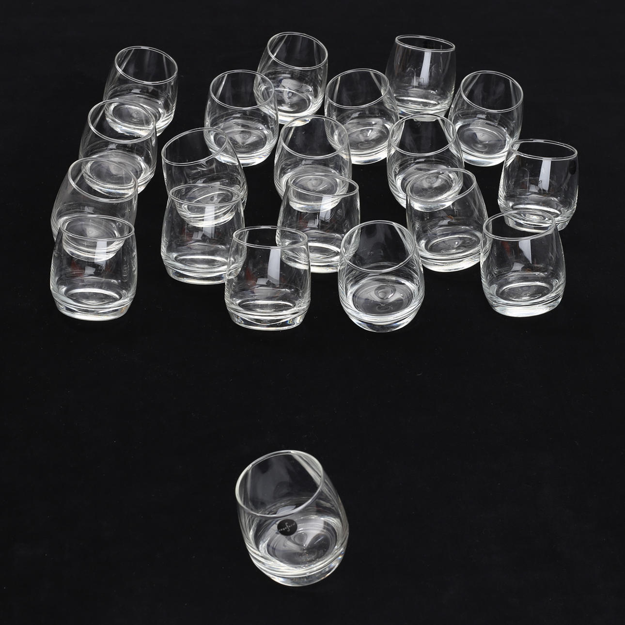 WHISKEY GLAS, 20 stk., Saga form.