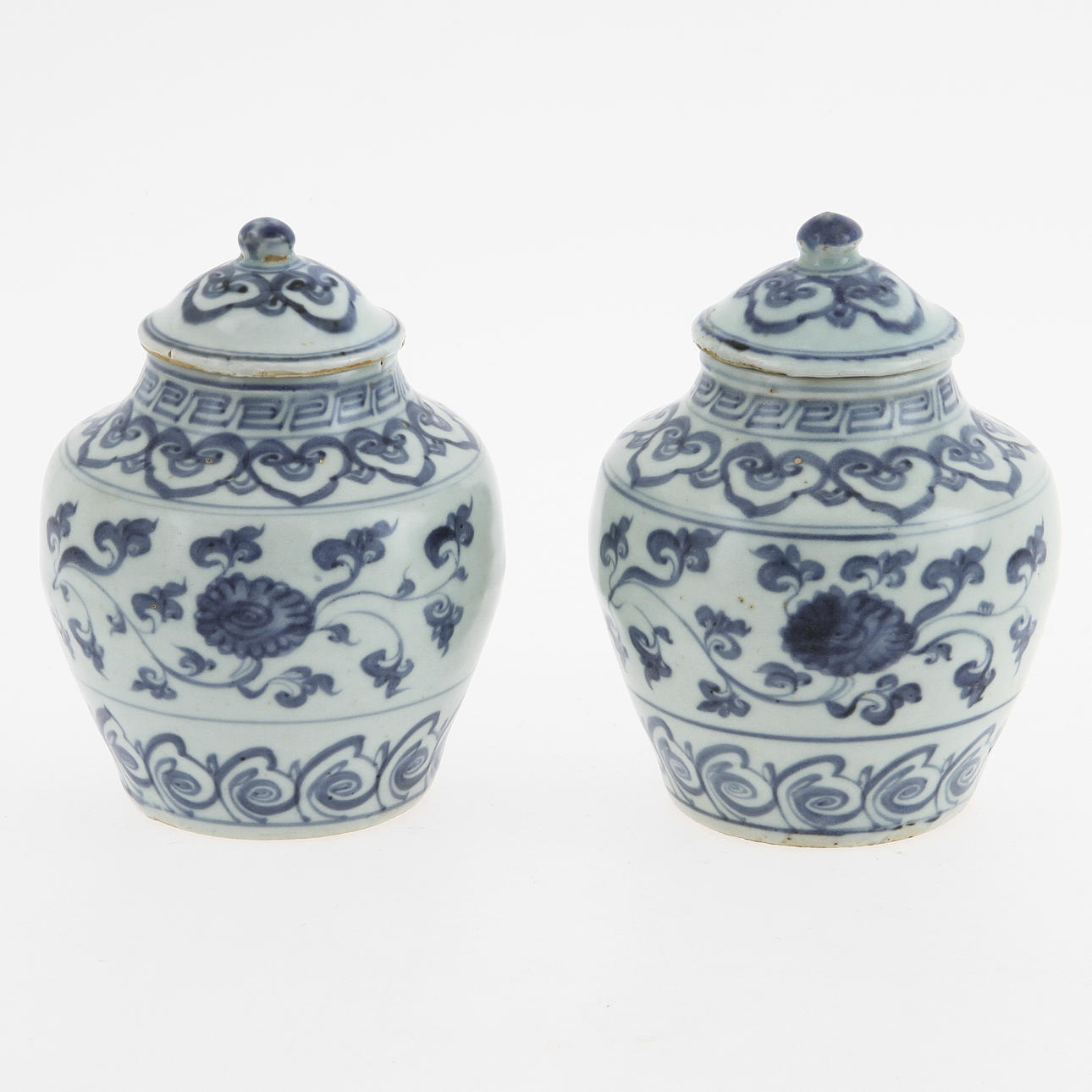 LOCKURNOR, ett par. Kina, Ming (1368-1644).