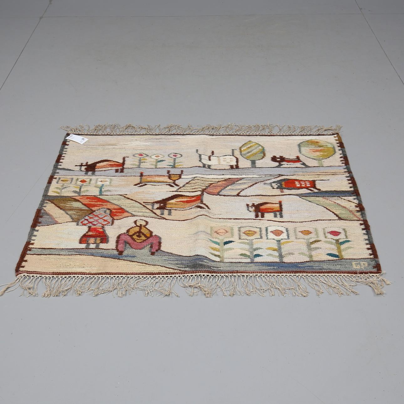 FABRIC, signed GP, 1900s.